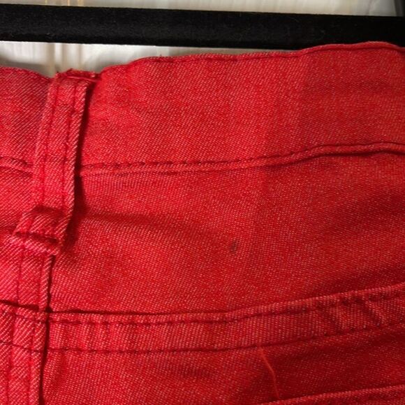 Hybrid & Company Stretch Capri Jeans Red Juniors Size 11 - Picture 11 of 11